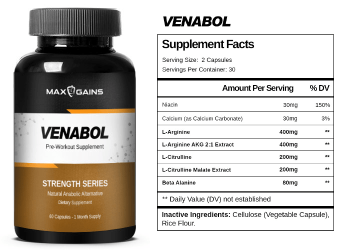 Max Gains Venabol (Dianabol)